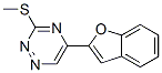 5-(Benzofuran-2-yl)-3-methylthio-1,2,4-triazine Structure