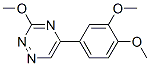5-(3,4-Dimethoxyphenyl)-3-methoxy-1,2,4-triazine Structure