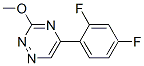 5-(2,4-Difluorophenyl)-3-methoxy-1,2,4-triazine 结构式