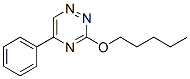 3-Pentyloxy-5-phenyl-1,2,4-triazine 结构式