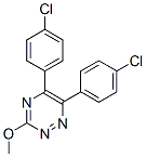 5,6-Bis(p-chlorophenyl)-3-methoxy-1,2,4-triazine,69467-22-7,结构式