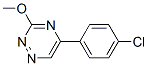 5-(p-クロロフェニル)-3-メトキシ-1,2,4-トリアジン 化学構造式