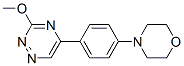 3-メトキシ-5-(p-モルホリノフェニル)-1,2,4-トリアジン 化学構造式