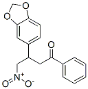 3-benzo[1,3]dioxol-5-yl-4-nitro-1-phenyl-butan-1-one Struktur