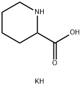 2-ピペリジンカルボン酸カリウム 化学構造式