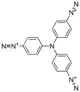 4,4',4''-ニトリロトリスベンゼンジアゾニウム 化学構造式