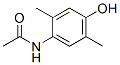 N-(4-hydroxy-2,5-dimethyl-phenyl)acetamide Struktur