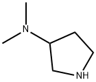 3-(二甲胺基)吡咯烷,69478-75-7,结构式