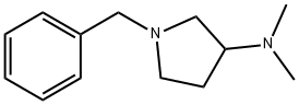 1-ベンジル-3-(ジメチルアミノ)ピロリジン 化学構造式