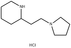 2-[2-(1-Pyrrolidinyl)ethyl]piperidinedihydrochloride Struktur