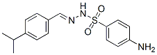 4-amino-N-[(4-propan-2-ylphenyl)methylideneamino]benzenesulfonamide Structure