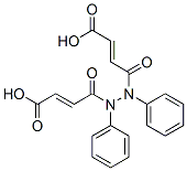 (E)-3-[[[(E)-3-carboxyprop-2-enoyl]-phenyl-amino]-phenyl-carbamoyl]pro p-2-enoic acid Structure