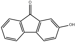 2-ヒドロキシ-9-フルオレノン 化学構造式