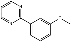 Pyrimidine, 2-(3-methoxyphenyl)- (9CI) Structure