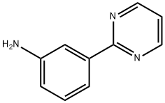 3-ピリミジン-2-イルアニリン 化学構造式
