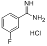 3-フルオロベンゼンカルボキシイミドアミド HYDROCHLORIDE 化学構造式