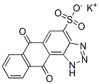 6,11-Dihydro-6,11-dioxo-1H-anthra[1,2-d]triazole-4-sulfonic acid potassium salt Struktur