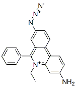 3-アミノ-8-アジド-5-エチル-6-フェニルフェナントリジン-5-イウム 化学構造式