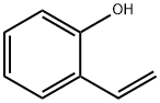 2-乙烯基苯酚,695-84-1,结构式
