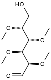 2-O,3-O,4-O,5-O-Tetramethyl-D-galactose Structure