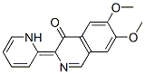 (3E)-6,7-dimethoxy-3-(1H-pyridin-2-ylidene)isoquinolin-4-one Struktur
