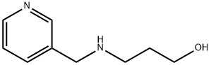 3-[(3-ピリジニルメチル)アミノ]-1-プロパノール 化学構造式