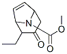 8-Azabicyclo[3.2.1]oct-6-ene-8-carboxylicacid,2-ethyl-3-oxo-,methylester(9CI) Struktur