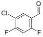 5-CHLORO-2,4-DIFLUOROBENZALDEHYDE Struktur