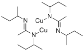 (N,N'-DI-SEC-BUTYLACETAMIDINATO)COPPER(I) 化学構造式