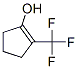 1-Cyclopenten-1-ol, 2-(trifluoromethyl)- (9CI) 结构式