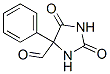 2,5-Dioxo-4-phenyl-4-imidazolidinecarbaldehyde Structure