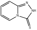 [1,2,4]トリアゾロ[4,3-A]ピリジン-3-チオール 化学構造式