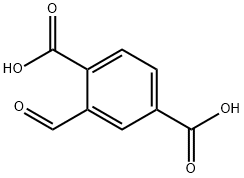 2-甲酰基-1,4-苯二羧酸,69526-90-5,结构式