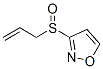 Isoxazole, 3-(2-propenylsulfinyl)- (9CI) Structure
