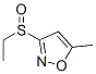 Isoxazole, 3-(ethylsulfinyl)-5-methyl- (9CI) Structure