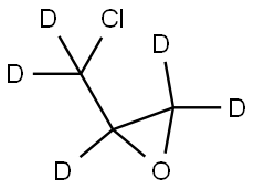氘代环氧氯丙烷,69533-54-6,结构式