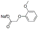 sodium (2-methoxyphenoxy)acetate 结构式