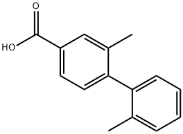 4-(2-Methylphenyl)-3-Methylbenzoic acid Structure