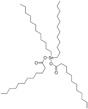 bis(dodecanoyloxy)didodecylstannane Structure