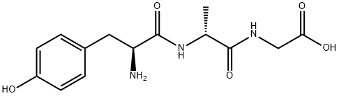 H-TYR-D-ALA-GLY-OH 化学構造式