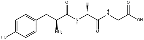 H-TYR-D-ALA-GLY-OH Structure