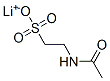 lithium 2-(acetylamino)ethanesulphonate  Struktur