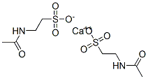 ビス(2-アセチルアミノエタンスルホン酸)カルシウム 化学構造式