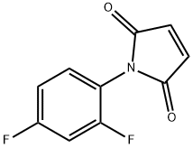 N-(2,4-ジフルオロフェニル)マレインイミド 化学構造式