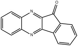 11H-茚并[1,2-B]喹喔啉-11-酮 结构式