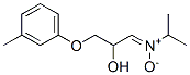 2-Hydroxy-N-isopropyl-3-[(3-methylphenyl)oxy]-1-propanimine N-oxide Structure