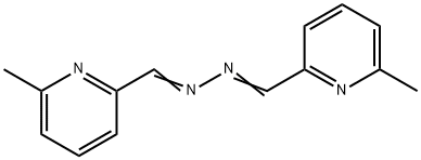 1,2-Bis[(6-methylpyridine-2-yl)methylene]hydrazine Structure