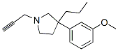3-(m-Methoxyphenyl)-3-propyl-1-(2-propynyl)pyrrolidine Structure
