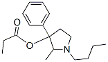 1-Butyl-2-methyl-3-phenylpyrrolidin-3-ol propionate Structure