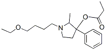 1-(4-Ethoxybutyl)-2-methyl-3-phenylpyrrolidin-3-ol propionate|